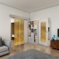 Lichtausschnitt - Fineprint Modell 032 Gold auf Grauglas