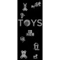 Ganzglastür Toys Gelasert Auf Grauglas