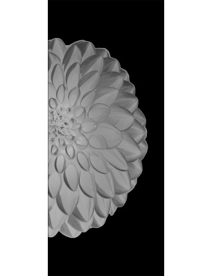 Pendeltür Blume 8 Gelasert Auf Klarglas