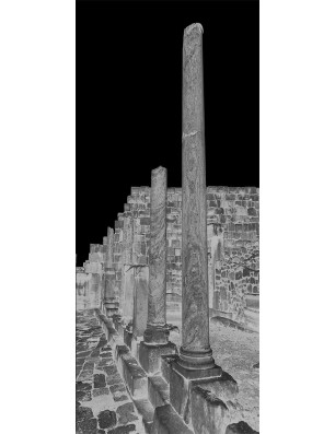 Pendeltür Athen Gelasert Auf Klarglas