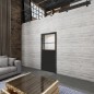 Ganzglastür Loft Schwarzlack 22 Auf Klarglas