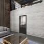 Ganzglastür Loft Schwarzlack 36 Auf Klarglas