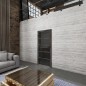 Ganzglastür Loft Rosteisen Genietet 01 Auf Grauglas
