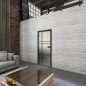 Ganzglastür Loft Schwarzlack 20 Blickdicht