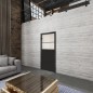 Ganzglastür Loft Schwarzlack 22 Blickdicht