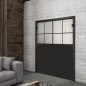 Ganzglastür Loft Schwarzlack 23 Blickdicht