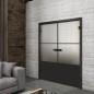 Ganzglastür Loft Schwarzlack 33 Blickdicht