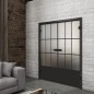 Ganzglastür Loft Schwarzlack 38 Blickdicht