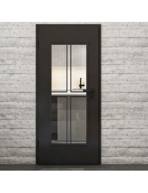 Lichtausschnitt Loft Schwarzlack 15 Auf Klarglas