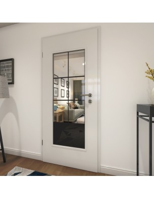 Lichtausschnitt Loft Schwarzlack 35 Auf Klarglas