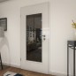 Lichtausschnitt Loft Schwarzlack 07 Auf Grauglas