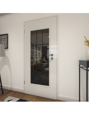 Lichtausschnitt Loft Schwarzlack 38 Auf Grauglas