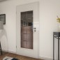 Lichtausschnitt Loft Rosteisen Genietet 17 Auf Grauglas