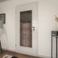 Lichtausschnitt Loft Rosteisen Genietet 19 Auf Grauglas