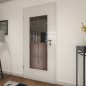 Lichtausschnitt Loft Rosteisen Genietet 20 Auf Grauglas