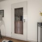 Lichtausschnitt Loft Rosteisen Genietet 24 Auf Grauglas