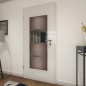 Lichtausschnitt Loft Rosteisen Genietet 26 Auf Grauglas