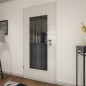 Lichtausschnitt Loft Schwarzeisen Genietet 24 Auf Grauglas