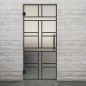 Pendeltür Loft Schwarzlack 13 Blickdicht