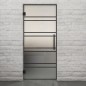 Pendeltür Loft Schwarzlack 16 Blickdicht