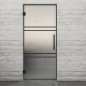 Pendeltür Loft Schwarzlack 17 Blickdicht