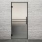 Pendeltür Loft Schwarzlack 18 Blickdicht