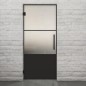 Pendeltür Loft Schwarzlack 33 Blickdicht