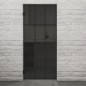 Pendeltür Loft Schwarzlack 10 Auf Grauglas