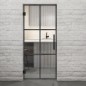 Pendeltür Loft Schwarzeisen Genietet 07 Auf Klarglas Pendeltür Loft Schwarzeisen Genietet 07 Auf Klarglas
