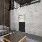 Pendeltür Loft Schwarzlack 22 Blickdicht