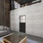 Pendeltür Loft Schwarzlack 23 Auf Klarglas