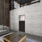 Pendeltür Loft Schwarzlack 29 Auf Klarglas
