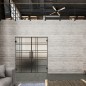 Pendeltür Loft Schwarzlack 19 Blickdicht