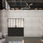 Pendeltür Loft Schwarzlack 30 Blickdicht