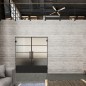 Pendeltür Loft Schwarzlack 31 Blickdicht