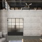 Pendeltür Loft Schwarzlack 34 Blickdicht