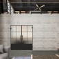 Pendeltür Loft Schwarzlack 35 Blickdicht