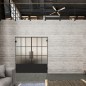 Pendeltür Loft Schwarzlack 38 Blickdicht