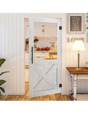 Pendeltür - Country Weiss Rustikal Model 52-modernes Zuhause