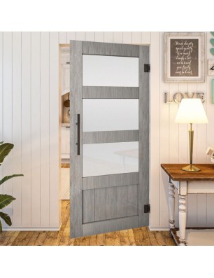 Pendeltür - Country Graueiche Model 36 - modernes Zuhause