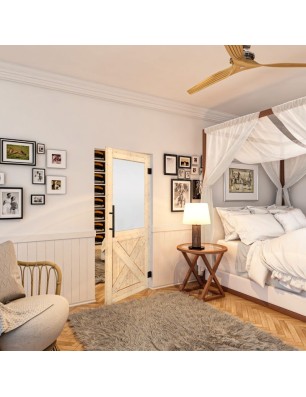 Pendeltür - Country Astkiefer Model 54 - modernes Zuhause