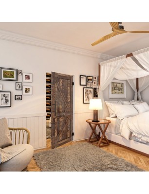 Pendeltür - Country Altholz Astig Model 40-modernes Zuhause