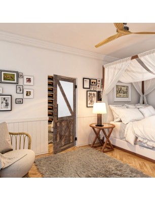 Pendeltür - Country Altholz Astig Model 43-modernes Zuhause