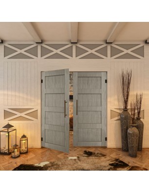 Pendeltür - Country Graueiche Model 30 - modernes Zuhause
