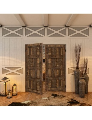 Pendeltür - Country Altholz Astig Model 30-modernes Zuhause