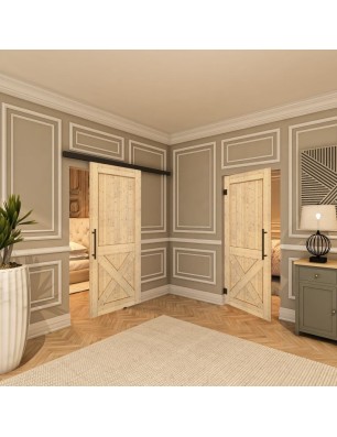 Pendeltür - Country Astkiefer Model 50 - modernes Zuhause