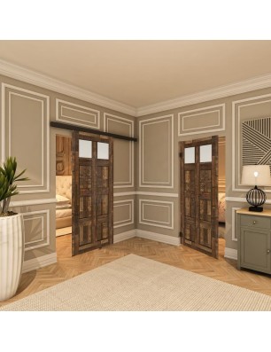 Pendeltür - Country Altholz Astig Model 64-modernes Zuhause
