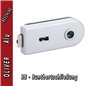 Glastürbeschlag OLIVER SET - Aluminium