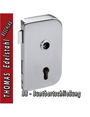 Glastürbeschlag Thomas - Edelstahl