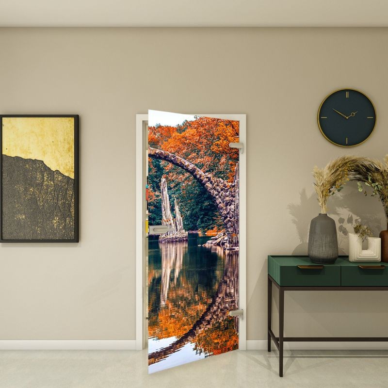 Ganzglastür - Fotoprint Modell 159